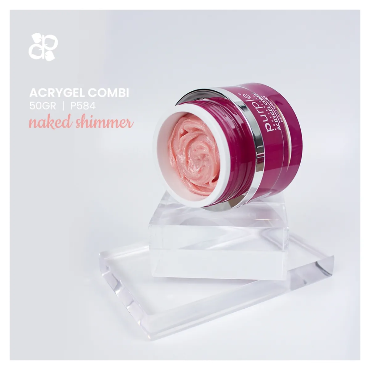 ACRYGEL en POT - 50gr - Naked Shimmer | Purple Professional New