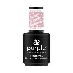 BASE FIBER - Nude Pink Shimmer 15 ml | Purple Professional Sale