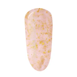 BIB - Builder in Bottle PINK WITH GOLD FLAKES - 15 ml | Purple Professional Fashion