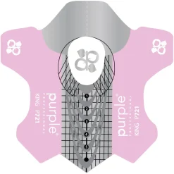 BOITE de CHABLONS 100 Pcs - KING NAILS | Purple Professional Sale