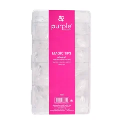 Capsules Américaines MAGIC TIPS AMANDE / MEDIUM DEMI-MAT- Boite de 504 pcs | Purple Professional Best