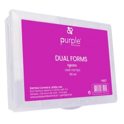 Capsules Popits DUAL FORMS Forme Carrée « Press on tips » - Boite de 120 pcs | Purple Professional Hot
