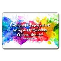 Carte à racler de STAMPING | B. Loves Plates New