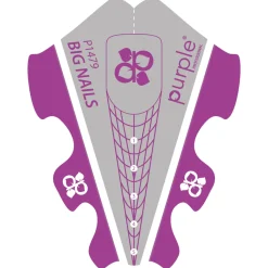 CHABLONS 500 Pcs - BIG NAILS | Purple Professional Fashion