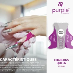 CHABLONS 500 Pcs - QUEEN | Purple Professional Sale