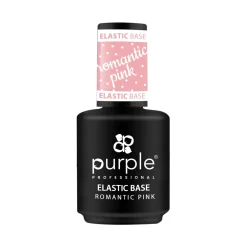 ELASTIC BASE COLOR - Romantic Pink 15 ml | Purple Professional New