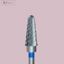 Fraise en Carbure Grain Bleu forme Conique 4 mm - | IQ Nails Hot