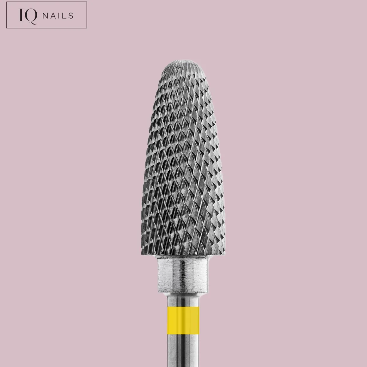 Fraise en Carbure Grain Jaune Embout arrondi 6 mm - | IQ Nails Best