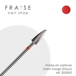 Fraise en Carbure Grain Rouge Embout Arrondi 0,5 x 1,3 cm (302001) | FREZA Company Ltd Fashion