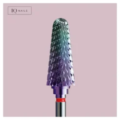 Fraise en Carbure Grain Rouge forme Conique 6 mm - | IQ Nails Sale