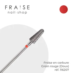 Fraise en Carbure Grain Rouge Embout arrondi 0,6 cm (116207) | FREZA Company Ltd New