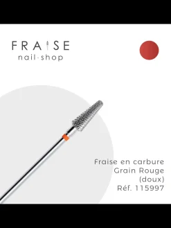 Fraise en carbure grain rouge Embout arrondi 115997 | FREZA Company Ltd Fashion