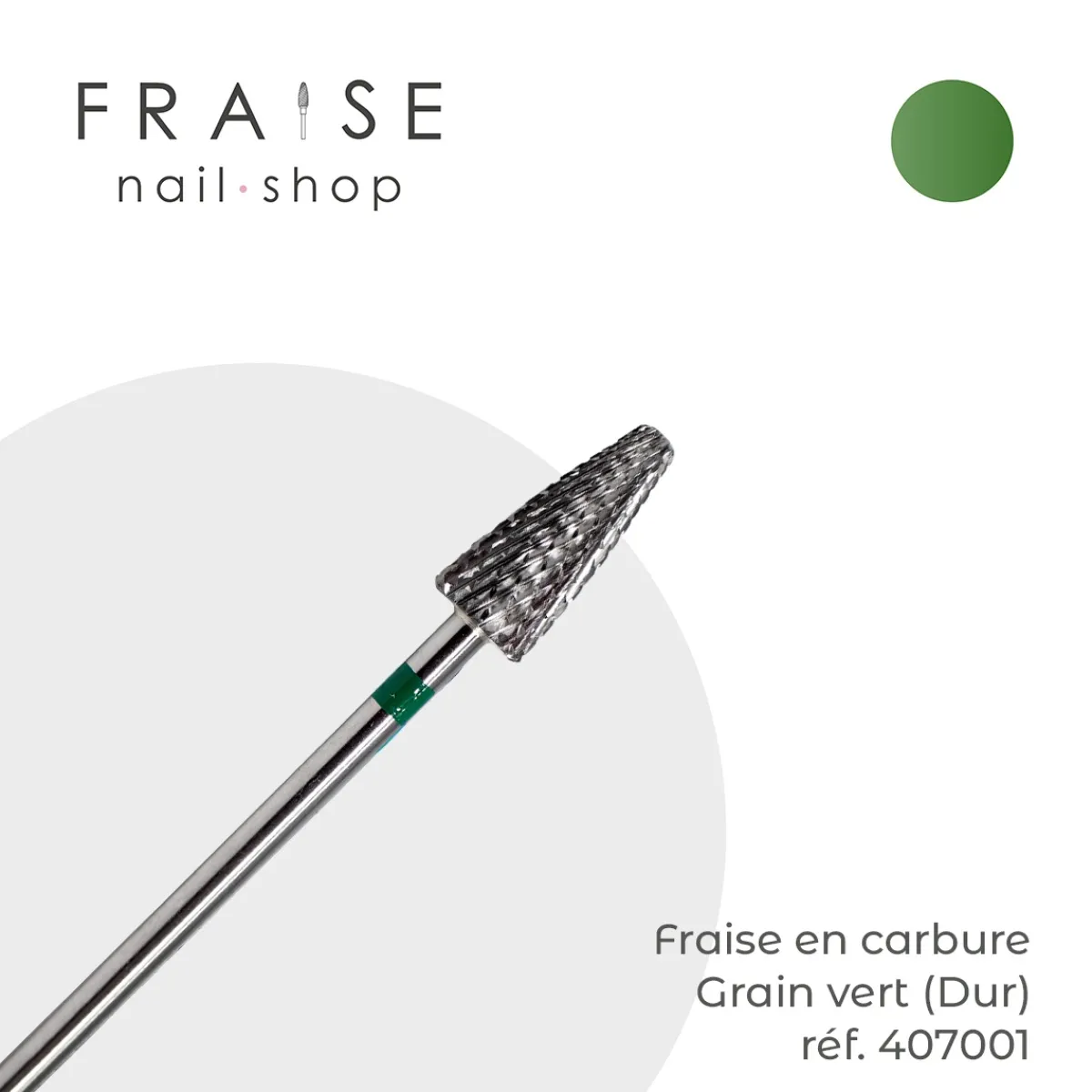 Fraise en Carbure Grain Vert Embout arrondi 0,6 cm (407001) | FREZA Company Ltd Outlet