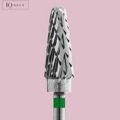 Fraise en Carbure Grain Vert forme Conique 5 mm - | IQ Nails Best