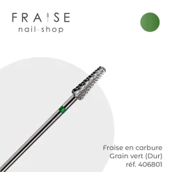 Fraise en Carbure Grain Vert Forme conique 0,48 x 1,4 cm (406801) | FREZA Company Ltd Best