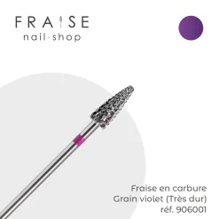 Fraise en Carbure Grain Violet Embout arrondi 0,5 x 1,3 cm (906001) | FREZA Company Ltd Online