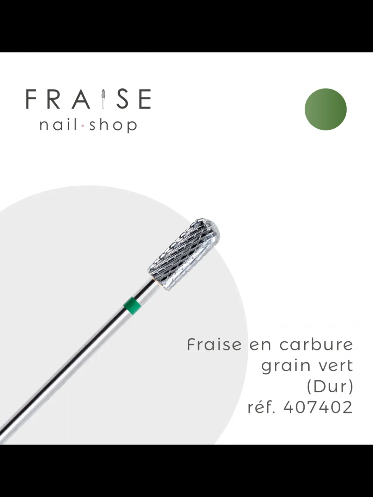 Fraise en carbure grain vert forme tonneau 407402 | FREZA Company Ltd New
