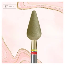 Fraise en Diamant 2 en 1 Double-grain forme Tulipe 6 mm - | IQ Nails New