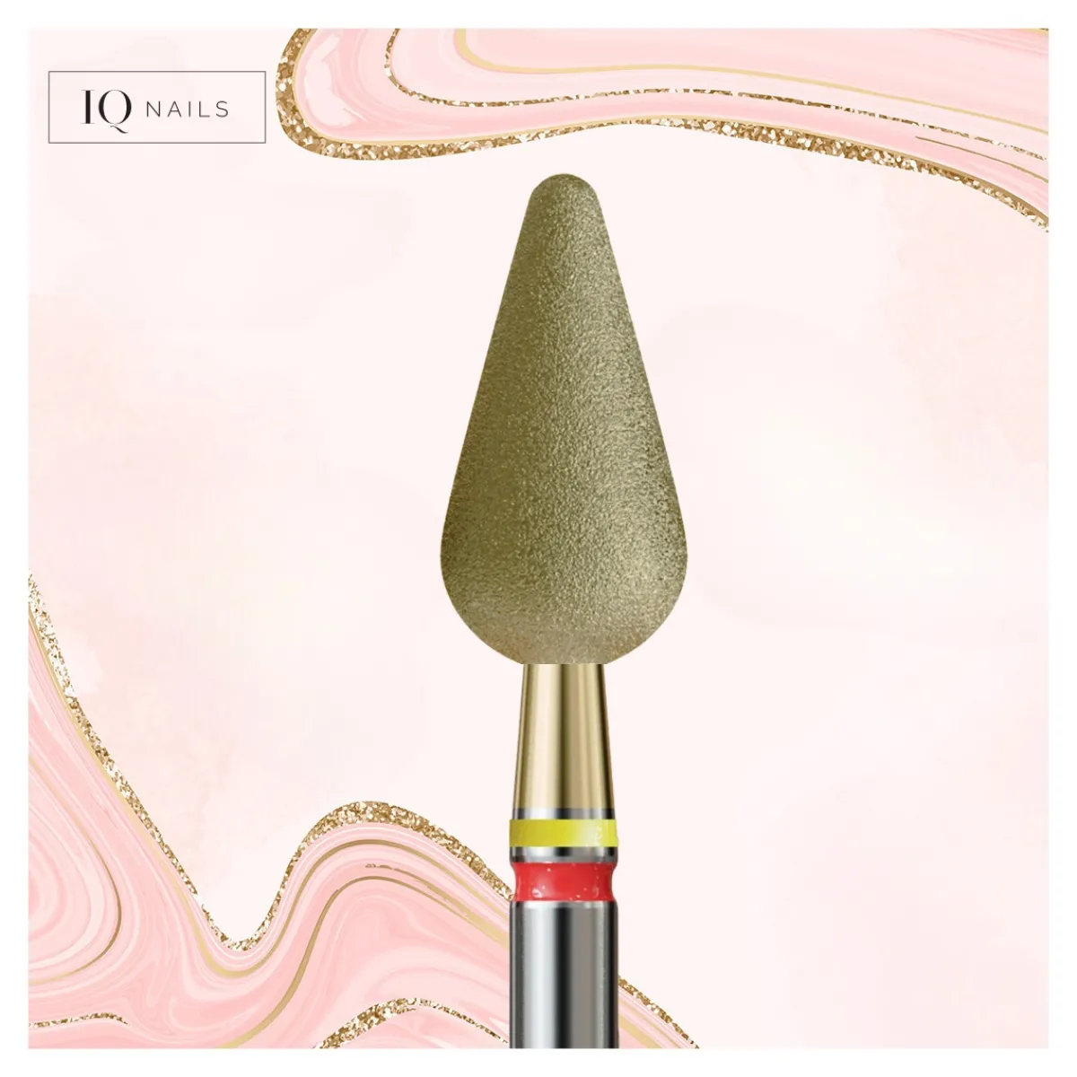 Fraise en Diamant 2 en 1 Double-grain forme Tulipe 6 mm - | IQ Nails New