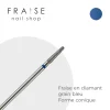 Fraise en diamant forme cône grain bleu 0,23 (115017) | KMIZ Hot