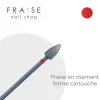 Fraise en diamant forme Cartouche grain rouge 0,50 (115076) | KMIZ Discount