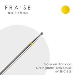 Fraise en Diamant Grain Jaune forme Boule 0,18 cm | KMIZ Sale