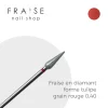 Fraise en Diamant Grain Rouge forme Tulipe 0,40 cm | KMIZ Fashion