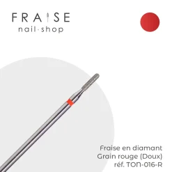 Fraise en Diamant Grain Rouge forme Tonneau 0,16 cm | KMIZ Fashion