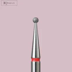 Fraise en Diamant Grain Rouge forme Boule 2,1 mm - | IQ Nails Hot