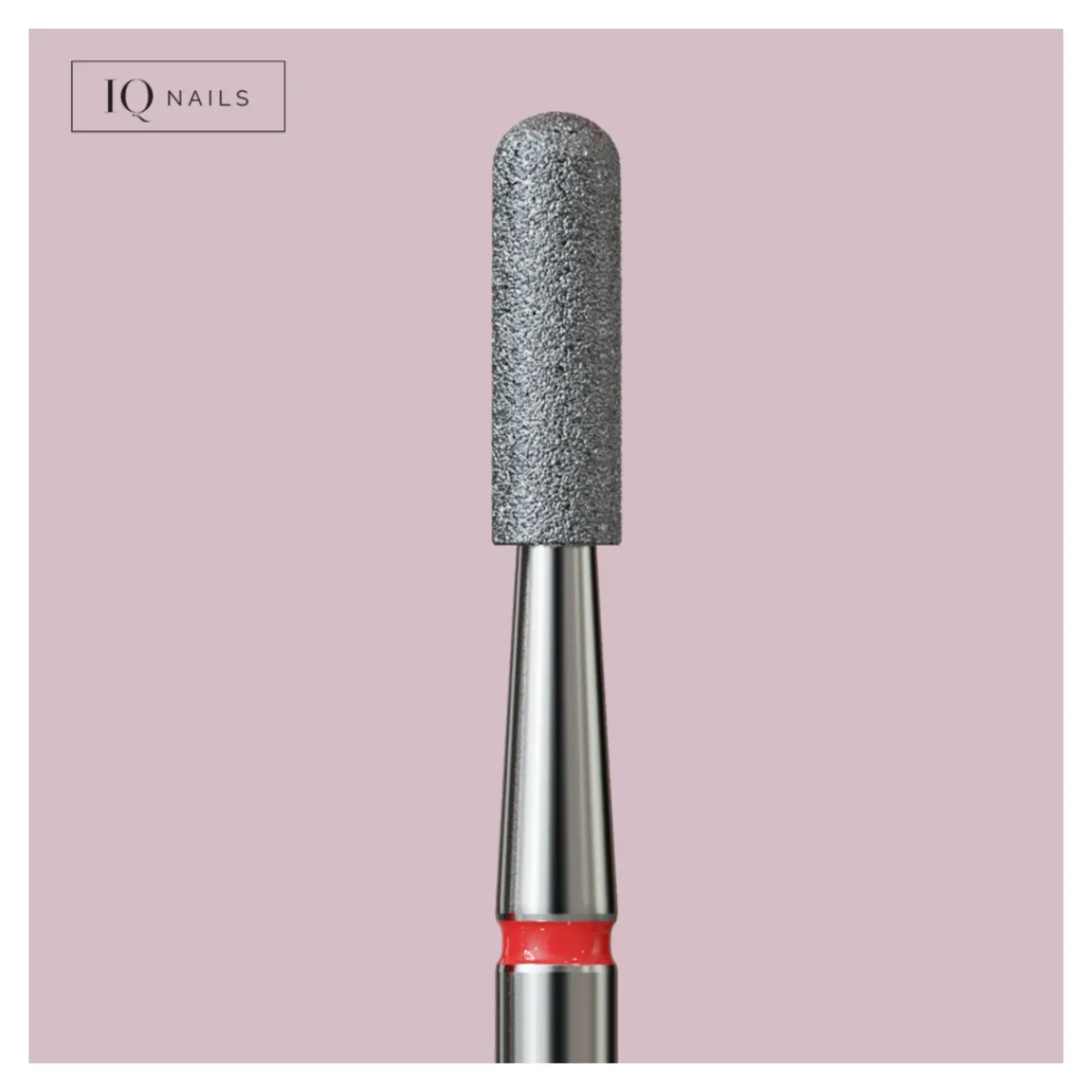 Fraise en Diamant Grain Rouge forme Tonneau 2,3 mm - | IQ Nails New