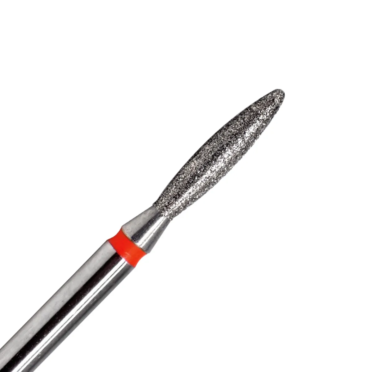 Fraise en Diamant Grain Rouge forme Flamme arrondie 0,23 cm | KMIZ Outlet