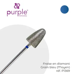 Fraise en Diamant pour les pieds Grain Bleu - Purple | Purple Professional New