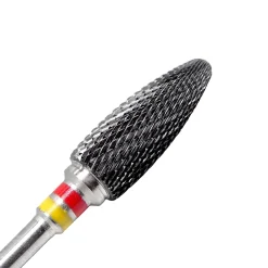 Fraise en zircone Grain Jaune-Rouge Embout arrondi 0,6 x 1,45 cm (Z6410801) | Fraise Nail Shop Best