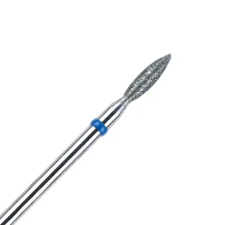 Fraise manucure Russe en Diamant Grain Bleu forme Flamme 2,5 x 9 mm - Purple | Purple Professional Sale