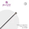 Fraise manucure Russe en Diamant forme Boule 4 mm - Purple | Purple Professional Best