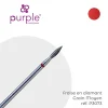 Fraise manucure Russe en Diamant Grain Rouge forme Flamme 2,3 x 8 mm - Purple | Purple Professional Fashion