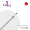 Fraise manucure Russe en Diamant Grain Rouge forme Boule 2,3 mm - Purple | Purple Professional Outlet
