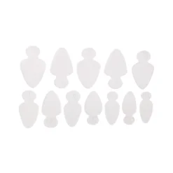 French Pads en silicone MODELE C pour Popits Dual Forms (6 feuilles de 12 tailles) | Purple Professional Hot