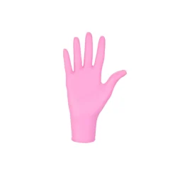 Gants NITRYLEX en Nitrile Roses non-poudrés Taille M (7/8) - Boite de 100 gants | Mercator New