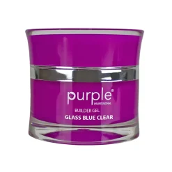 Gel de construction BUILDER GEL GLASS BLUE CLEAR - 50 gr | Purple Professional Discount