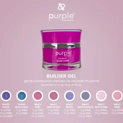 Gel de construction BUILDER GEL MILKY PINK - 15 gr | Purple Professional Discount