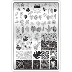 Grande Plaque de STAMPING + Pochoir - Eden | Taki Da Fashion