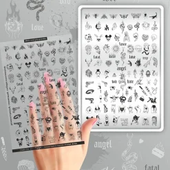 Grande Plaque de STAMPING + Pochoir - Destin | Taki Da Sale