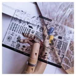 Grande Plaque de STAMPING + Pochoir - Free | Taki Da Best