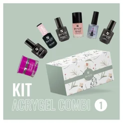 KIT ACRYGEL - Milky White Opack - 6 produits + 1 offert | Purple Professional Sale