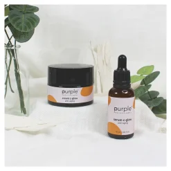 Kit C-GLOW 25+ : Sérum + Crème + Huile cuticules offerte | Purple Professional Online