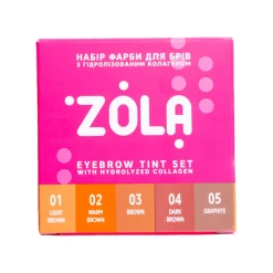 Kit découverte 5 sachets teinture sourcils collagène + 5 doses oxydant - | Zola Sale