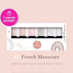 Kit de 6 vernis semi-permanents FRENCH MANUCURE | Purple Professional Hot