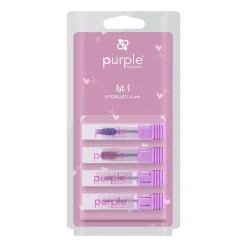 KIT DE FRAISES N°1 : 3 embouts + 1 offert - Purple | Purple Professional Outlet