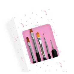 KIT DE PINCEAUX N°2 : 4 pinceaux + 1 offert - Purple | Purple Professional Hot